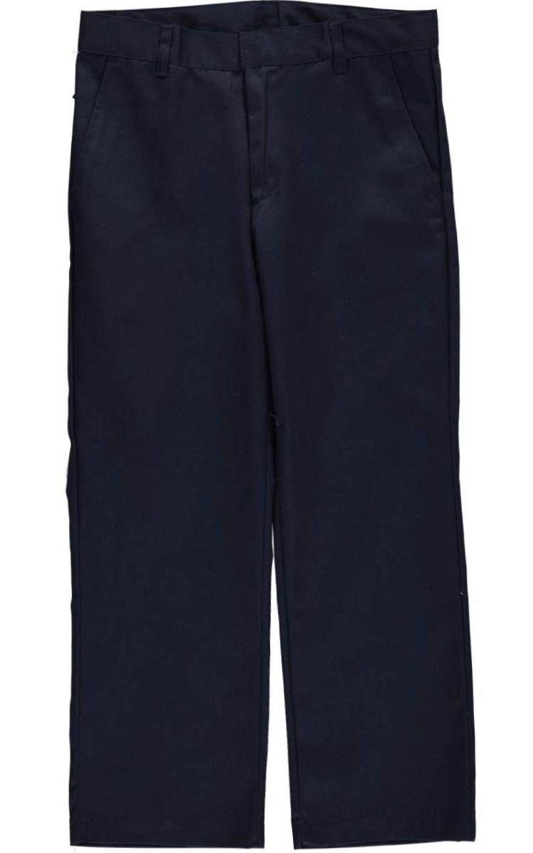 Galaxy Husky Boys School Uniforms Double Knee Pleated Pants (Husky