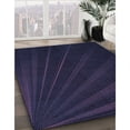 thumbnail image 3 of Ahgly Company Machine Washable Indoor Rectangle Transitional Midnight Gray Area Rugs, 2' x 4', 3 of 7