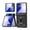 Black, variant on ELEHOLD Case for Samsung Galaxy Z Flip 5, Shockproof Hinge Phone Case with Slide Camera Cover & Kickstand,Black