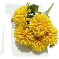 thumbnail image 2 of JASGARDE Artificial Flowers for Outdoors, 3 Pcs Fake Chrysanthemum Plant Spring Summer Decor, UV Resistant Waterproof No Fade Faux Flower for Front Door Porch Patio Planter Garden Decor, Multicolour, 2 of 5