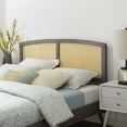 thumbnail image 2 of Headboard, Queen Size, Wood, Grey Gray, Modern Contemporary Urban Design, Bedroom Master Guest Suite, 2 of 9