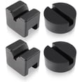 thumbnail image 1 of Toolly Paquete de 4 adaptadores universales de goma para gato, 2 a 4 toneladas de marco ranurado de, 1 of 9