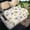 Yellow Grey, variant on Beige Grey Spring Floral Golf Cart Seat Covers, Watercolor Summer Botanical Golf Cart Seat Towel Cover for 2/4 Seater Bench Seats, Breathable Washable Dust & Sun Protection Seats Blanket 51''x31''