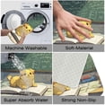 thumbnail image 6 of 1pc A cute dog on an open book Absorbent Non-Slip Bathroom Thickened Flannel Rug Decor,Soft,Quick Drying,Suitable For Indoor/outdoor Use,Bathrooms,Bedrooms,Kitchens,Terrace,Laundry Rooms,16"x24", 6 of 9