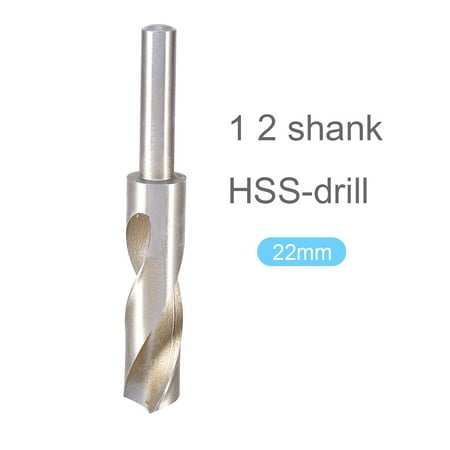 

1/2 Milling Shank 4241 HSS High Speed Steel Blacksmiths Twist Drill Bit 22mm