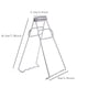 thumbnail image 2 of Pinzas universales para platos de acero inoxidable para cocina, pinzas para platos calientes plegables con clip para cuencos, 2 of 5