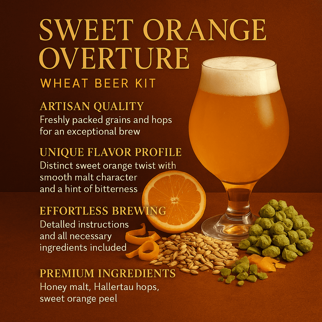 Label Peelers Sweet Orange Overture Wheat Beer Kit