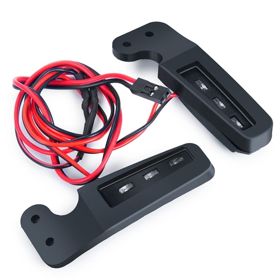 Front Bumper Side Spotlight LED Lights Bar for TRX-4 TRX4 Bronco 1/10 RC Crawler Car Upgrade Parts Accessories