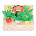 thumbnail image 4 of Juguetes Educativos De Zanahoria De Madera, Juego De Cosecha De Zanahorias Bebé Rompecabezas De Clasificación De Tamaño De Forma De Zanahorias Juego De Rompecabezas De Clasificación De Zanahorias Juguete Impulsado por El Rendimiento, 4 of 8