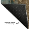 thumbnail image 5 of Addison Rugs Mayfield Premium Machine Washable Transitional Abstract Beige Rectangle Rug, 9' X 12' Machine Washable Transitional Abstract Beige Oversized Sherpa Throw Blanket, 5 of 6