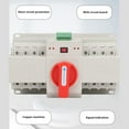 thumbnail image 4 of NLQ5 125 4P Dual Power Automatic Transfer Switch for Household PV, 400V Mini Changeover, Automatic Mode with, 4 of 8
