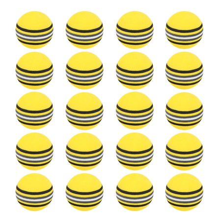 HOOWIFFY Colorful Golf Balls EVA 50Pcs for Indoor Practice and Golf Enthusiasts