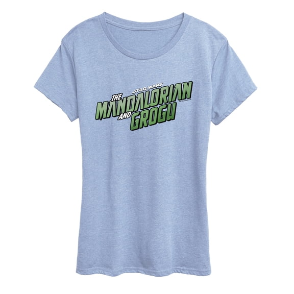The Mandalorian And Grogu - Full Color Movie Logo - Women's Short Sleeve Graphic T-Shirt