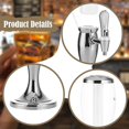 thumbnail image 3 of Bierturm Beverage Dispenser, 3L Capacity, Suitable for Various Occasions, Silver, 3 of 5