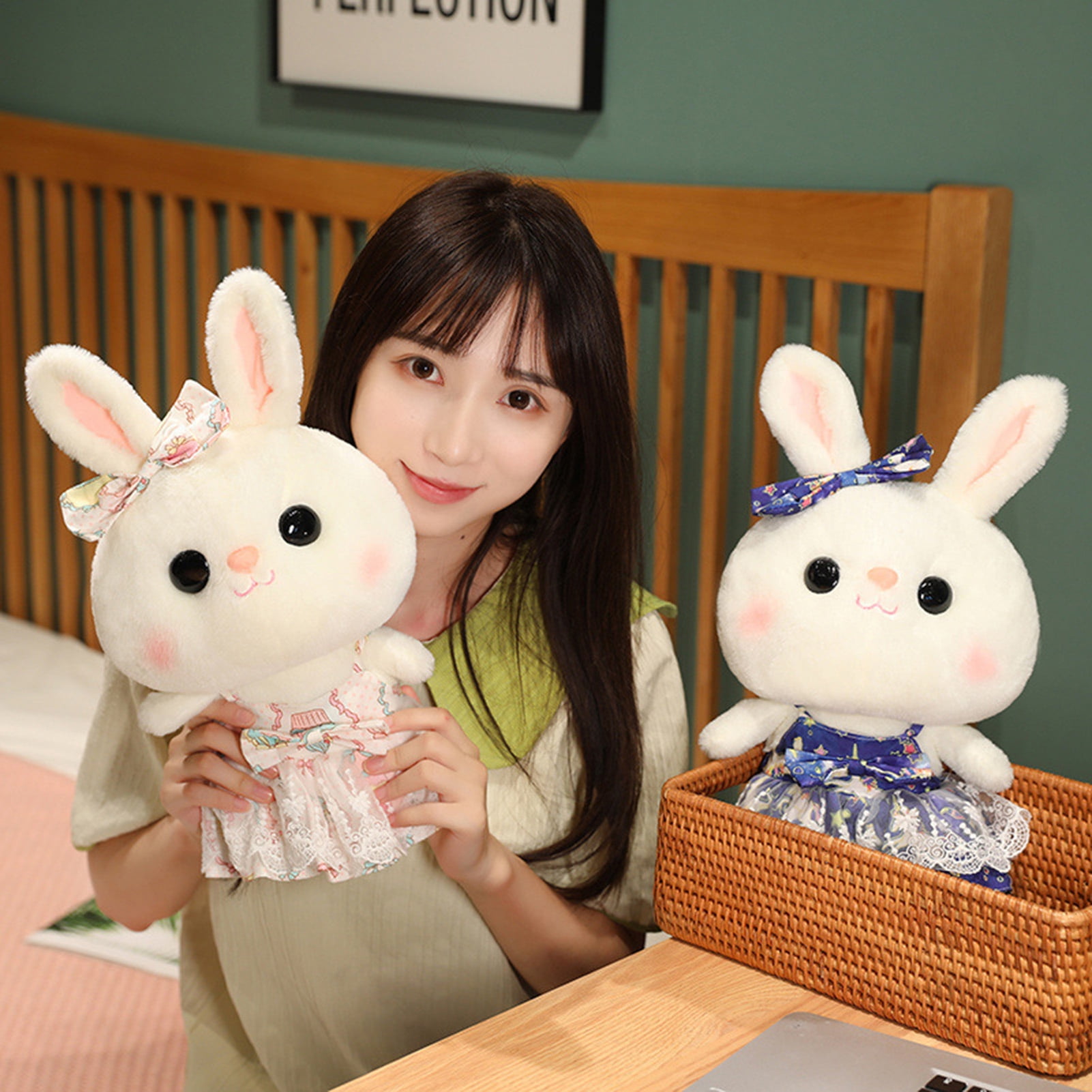 2022 Bunzo Bunny Plush Toy Rabbit Stuffed Dolls 30cm Soft Cartoon