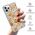 thumbnail image 2 of Hippie Smiley Faces Case for iPhone 12 Pro ,Aesthetic Art Design Pattern TPU Shock Proof Cover Case, 2 of 5