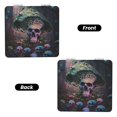thumbnail image 2 of Kdxio Forest Mushroom Skull Pocket Mirror, 1X/2X Travel Makeup Mirror 2-Sided Folding Small Mirror Portable Double-Sided Magnifying Cosmetic Mirror for Gift-Square, 2 of 9
