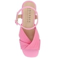 thumbnail image 5 of Journee Womens Zerlina Knit Block Heel Sandals, 5 of 10