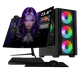 thumbnail image 1 of Computadora Escritorio Completa Xtreme PC Gaming AMD Radeon 740M Ryzen 5 8500G 16GB DDR5 SSD 500GB Monitor Curvo 23.8 100Hz WIFI Black juegos casuales, trabajo y estudio, 1 of 6