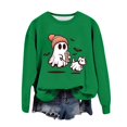 thumbnail image 1 of WEAIXIMIUNG Chandails en Molleton pour Femmes Coupe Ample Automne Imprimé Col Rond Pull Décontracté Manches Longues Blouse Ample, 1 of 4