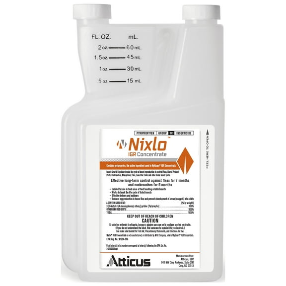 Nixlo IGR Concentrate (480 ML) by Atticus - Compare to NyGuard - Pyriproxyfen 10%