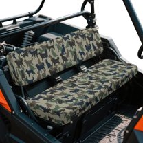 Yuyamidu Camo Dog UTV Seat Covers for Kawasaki Mule 4000 4010 4x4 2009-2023 2025 Soft Breathable Anti-Scratch UTV Seat Cover Fit for Kawasaki Mule 3020 2001-2003, 2 Pack