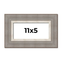 11x5 IN Frame Grey Real Wood Picture Frame Width 2.75 Inches | Interior Frame Depth 0.5 Inches |
