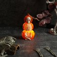 thumbnail image 1 of Luz nocturna de calabaza y gato de Halloween | Decoración LED para la mesa | Plástico multicolor | Decoración para fiestas navideñas | Eficiencia energética | Pantalla versátil | 12x12x11,5cm, 1 of 6