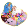 thumbnail image 2 of Casa de juegos para niños Tienda de campaña para niños Jirafa Play House Cartoon Cast Baloncesto Piscina Juguete Amarillo Barbie Nuevos Originales, 2 of 6