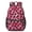 Black and Pink, variant on Black and Orange Leopard Print 17" School Backpacks for Teens,Waterproof Oxford Fabric,S-Shape Padded Straps for School,Travel,Hiking,Camping