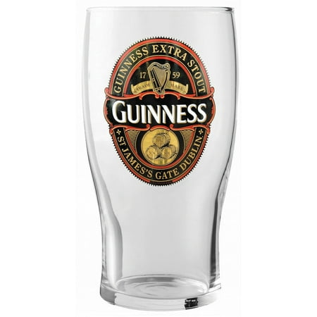 Guinness Gold Label Pint Glass (Best Glass For Guinness)