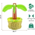 thumbnail image 2 of Pool Floating Drink Bar, PVC Spa Bar Inflatable Hot Tub Side Tray Coconut Palm Ice Buffet Floating Water Fruit Salad Bucket, 2 of 5