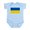 Sky Blue, variant on CafePress - Flag Of Ukraine Body Suit - Baby Light Bodysuit, Size Newborn - 24 Months
