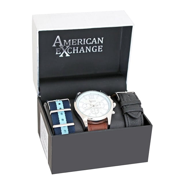 Reloj American Exchange Análogo Caballero Correas Intercambiables