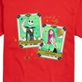thumbnail image 3 of The Nightmare Before Christmas - Star Crossed Lovers - Men's Short Sleeve Graphic T-Shirt, 3 of 5