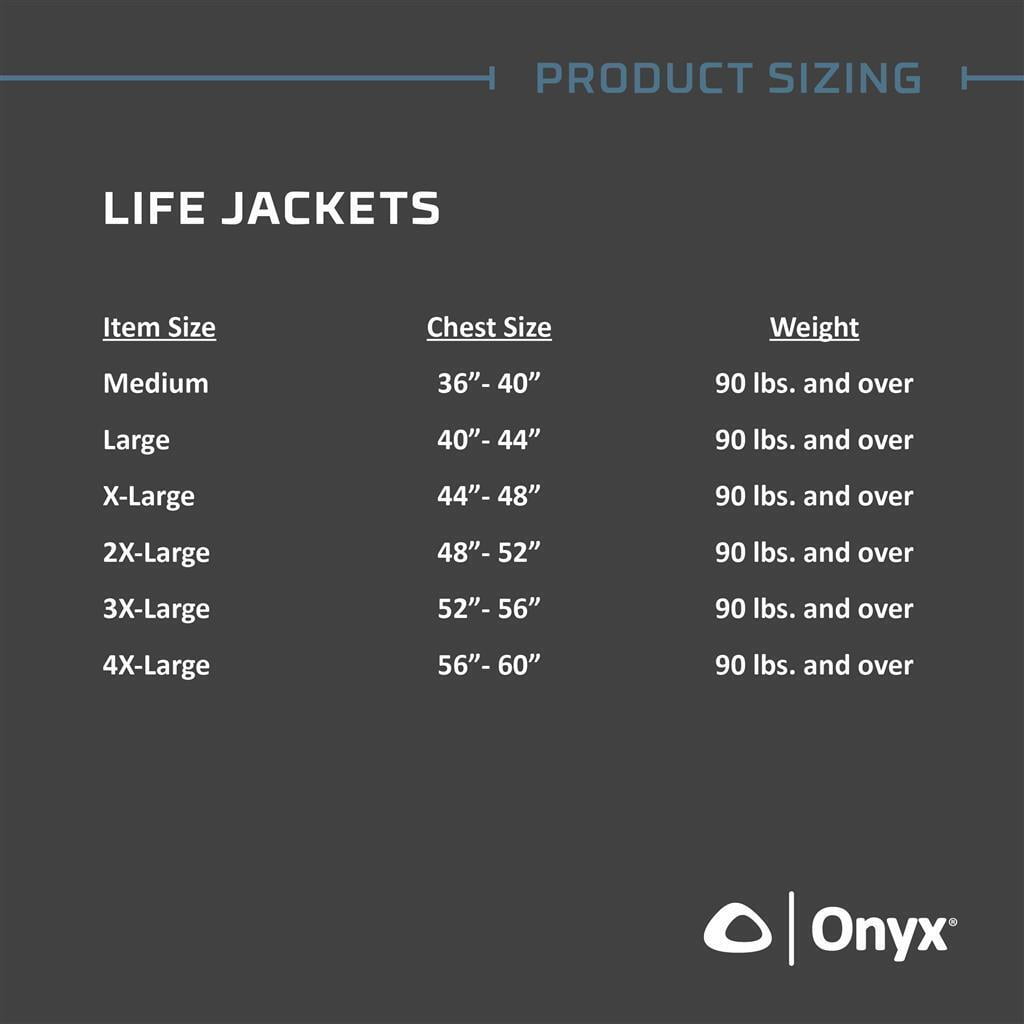 Onyx Mesh Classic Sport Life Jacket Navy Xlarge