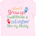 thumbnail image 4 of Inktastic Civil engineer like Daddy Boys or Girls Toddler T-Shirt, 4 of 5