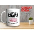 thumbnail image 2 of Soap Maker Mug White 11oz - Used To Be Addicted - Soap Maker Soap Making Handmade DIY Fragrance Soap Bar, 2 of 7