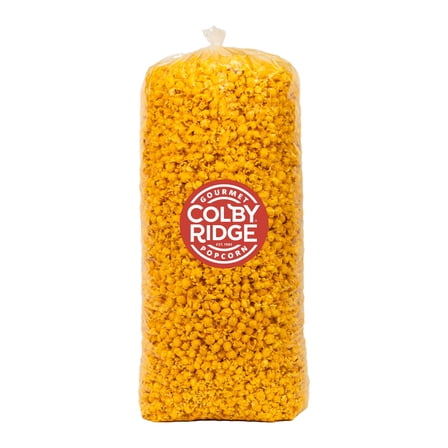 Colby Ridge Cheddar Cheese Gourmet Craft Popped Gluten Free Popcorn Bulk Sized Large Gift Bash Bags (Bulk 18 Gal. 288 Cups.)