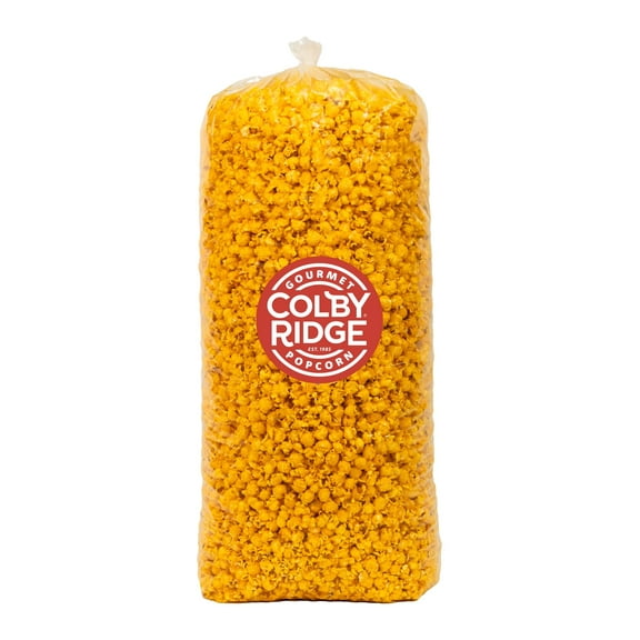 Colby Ridge Cheddar Cheese Gourmet Craft Popped Gluten Free Popcorn Bulk Sized Large Gift Bash Bags (Bulk 18 Gal. 288 Cups.)