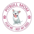 thumbnail image 3 of CafePress - PITBULL MOM Women's Light Pajamas - Women's Short Sleeve Print T-Shirt and Pants Light Cotton Pajama Set, 3 of 7