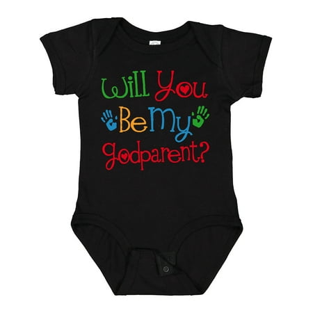 

Inktastic Godparent Proposal Godchild Gift Baby Boy or Baby Girl Bodysuit