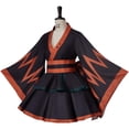 thumbnail image 3 of Women's Orange and Black Tactical Style Outfit Top and Skirt Set Hero Combat Fashion Wear, 3 of 7