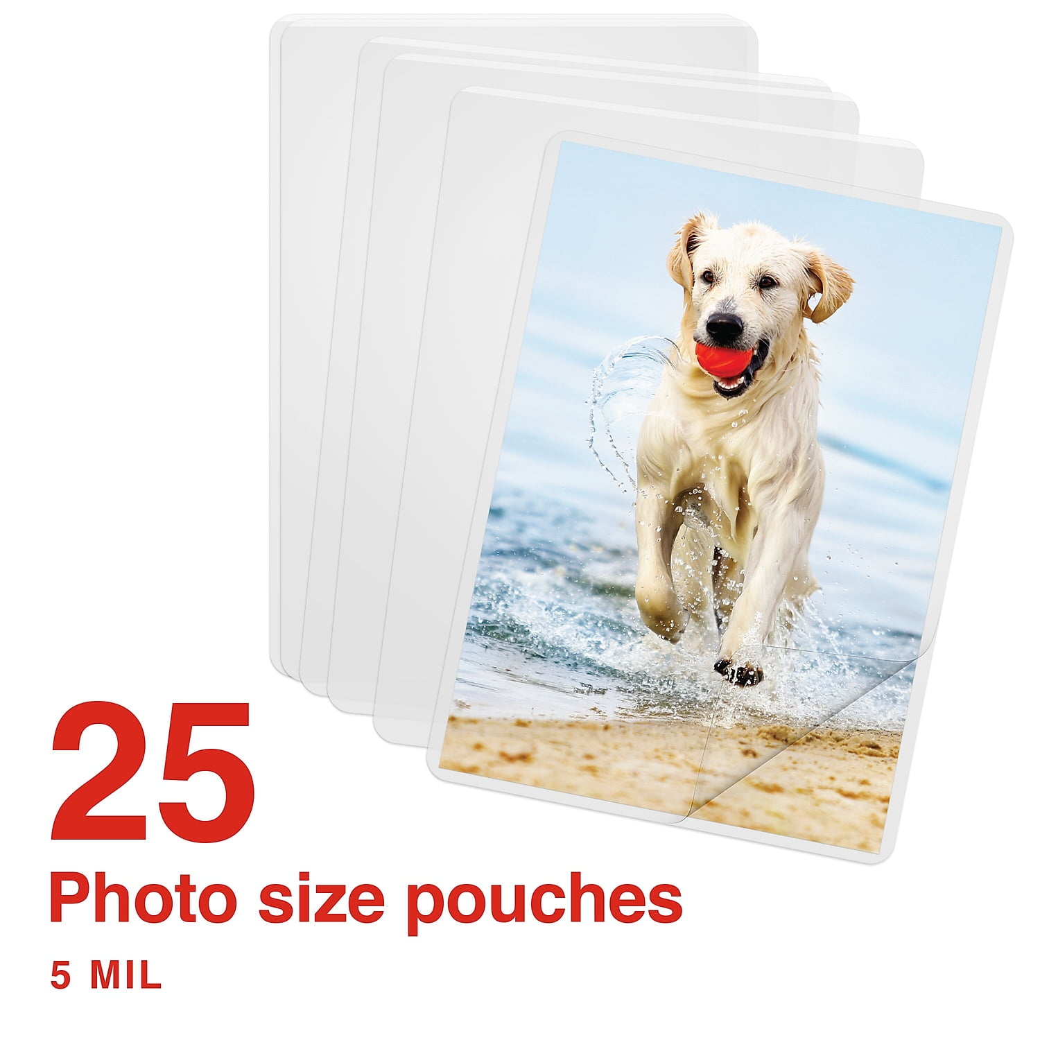 Staples Thermal Laminating Pouches Photo 5 Mil 25/Pack (5201004