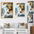 thumbnail image 4 of Designart "Aerial Serenity Grey and Yellow Tropical Sands" Coastal Canvas Wall Art - Coastal White Coastal Beach Hallway Wall Art Decor, 4 of 6