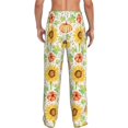 thumbnail image 3 of Daiia Autumn Theme Men's Sleep Pant with Pockets and Drawstring,Pajama Pants-XX-Large, 3 of 9