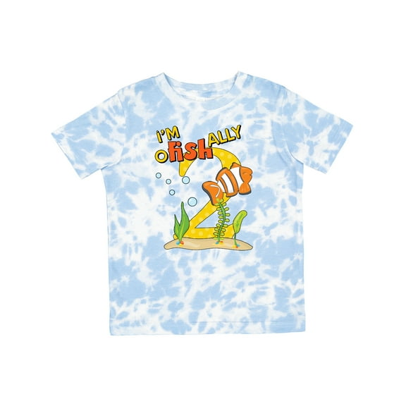 Inktastic I'm O-fish-ally Two Cute Clownfish Second Birthday Boys or Girls Toddler T-Shirt