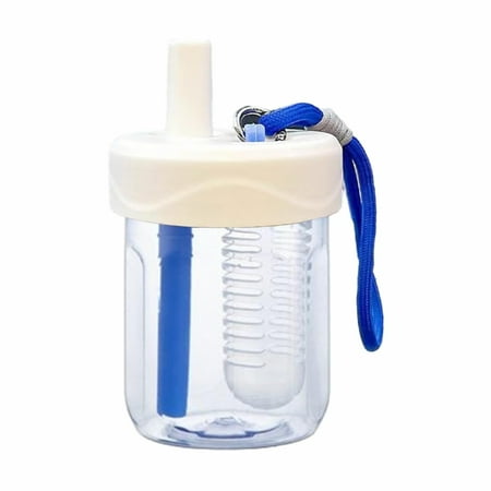 

Hanyhapttoddler Water Bottle with Childrens Boys Girls Toddler Reusable Drink Bottles Leakproof Water Cup Easy to Open Secure Lock Dishwasher School Water Bottle 500Ml (White)