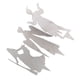 thumbnail image 5 of 3 letreros de Halloween con silueta de bruja de metal de hierro para jardín, decoraciones de Halloween para exteriores, fiestas, festivales y hogar., 5 of 14