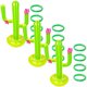thumbnail image 4 of KAKOWELY 3 juegos de anillos inflables para lanzar cactus, juguetes de fiesta con anillos inflables flotantes., 4 of 5